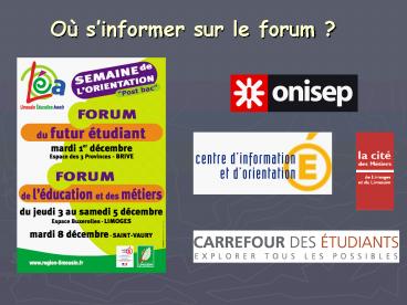 O sinformer sur le forum