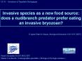 Invasive species as a new food source: does a nudibranch predator prefer eating an invasive bryozoan PowerPoint PPT Presentation