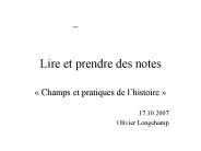 Lire et prendre des notes
