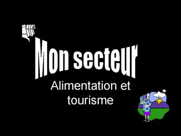 Alimentation et tourisme