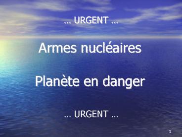 URGENT