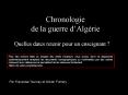Chronologie de la guerre dAlgrie PowerPoint PPT Presentation