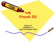 French 101 PowerPoint PPT Presentation