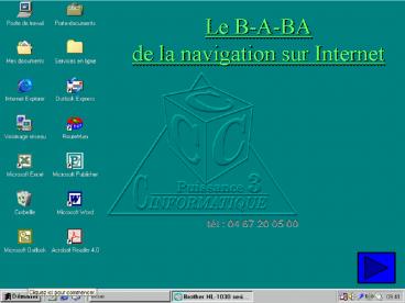 Le BABA de la navigation sur Internet