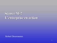 Sance M2 Lentreprise en action