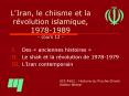 L'Iran, le chiisme et la r PowerPoint PPT Presentation