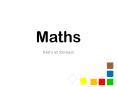 Maths PowerPoint PPT Presentation