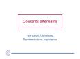 Courants alternatifs PowerPoint PPT Presentation