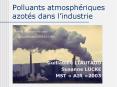 Polluants atmosphriques azots dans lindustrie PowerPoint PPT Presentation