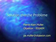 Solution cherche Problme