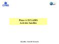 Phase A ECLAIRS Activits Satellite PowerPoint PPT Presentation