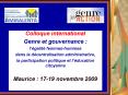 Colloque international PowerPoint PPT Presentation