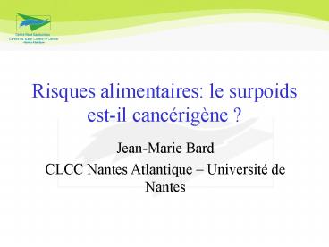 Risques alimentaires: le surpoids estil cancrigne