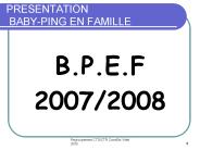 PRESENTATION BABY-PING EN FAMILLE