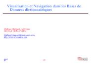 Visualisation et Navigation dans les Bases de Donn