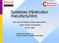 Systmes dxcution manufacturire PowerPoint PPT Presentation