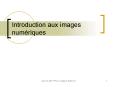 Introduction aux images numriques PowerPoint PPT Presentation