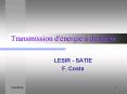 Transmission d'nergie distance PowerPoint PPT Presentation