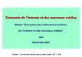 Economie de l'internet et des nouveaux m PowerPoint PPT Presentation