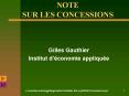 NOTE SUR LES CONCESSIONS PowerPoint PPT Presentation