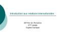 Introduction aux relations internationales PowerPoint PPT Presentation