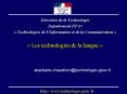 Direction de la Technologie PowerPoint PPT Presentation