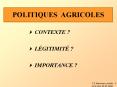 POLITIQUES AGRICOLES PowerPoint PPT Presentation
