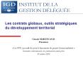 Les contrats globaux, outils stratgiques du dveloppement territorial PowerPoint PPT Presentation