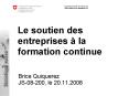 Le soutien des entreprises la formation continue PowerPoint PPT Presentation