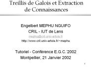 Treillis de Galois et Extraction de Connaissances