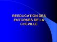 REEDUCATION DES ENTORSES DE LA CHEVILLE PowerPoint PPT Presentation