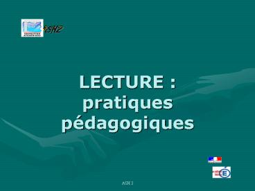 LECTURE : pratiques pdagogiques