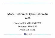 Modlisation et Optimisation du Web