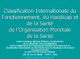 Classification Internationale du Fonctionnement, du Handicap et de la Sant PowerPoint PPT Presentation