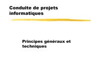 Conduite de projets informatiques