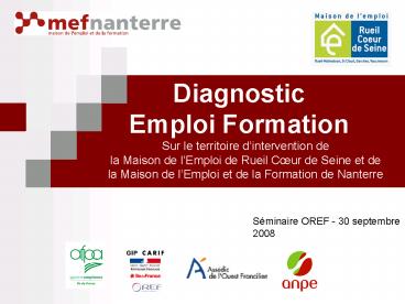 Diagnostic Emploi Formation
