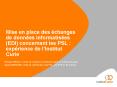 Mise en place des changes de donnes informatises EDI concernant les PSL : exprience de lInstitut Cur PowerPoint PPT Presentation