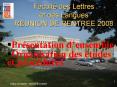 Facult des Lettres et des Langues REUNION DE RENTREE 2008 PowerPoint PPT Presentation