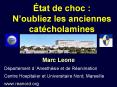 tat de choc : Noubliez les anciennes catcholamines PowerPoint PPT Presentation