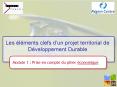 Les lments clefs dun projet territorial de Dveloppement Durable PowerPoint PPT Presentation