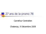 27 ans de la promo 78