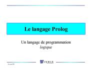 Le langage Prolog