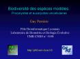Biodiversit des espces modles: PowerPoint PPT Presentation