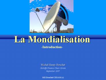 La Mondialisation Introduction