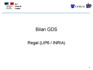 Bilan GDS