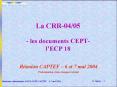 La CRR0405 les documents CEPT lECP 18 PowerPoint PPT Presentation