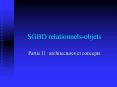 SGBD relationnelsobjets PowerPoint PPT Presentation
