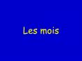 Les mois PowerPoint PPT Presentation