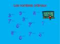Les nombres ordinaux PowerPoint PPT Presentation