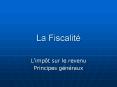 La Fiscalit PowerPoint PPT Presentation